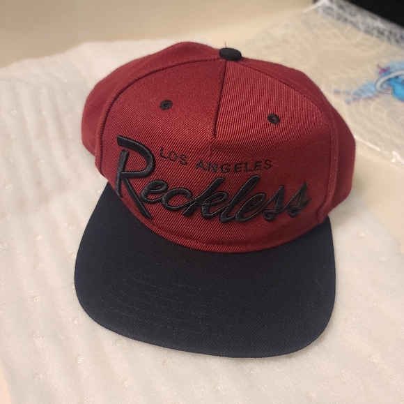 Burgundy Y&R Los Angeles Reckless Snapback - Picture 1 of 7